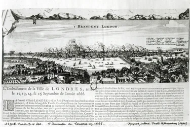 El Gran Incendio de Londres en 1666